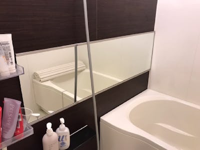 防湿ミラー／お風呂の鏡・浴室鏡 - お客様の声：浴室鏡の交換 Y様