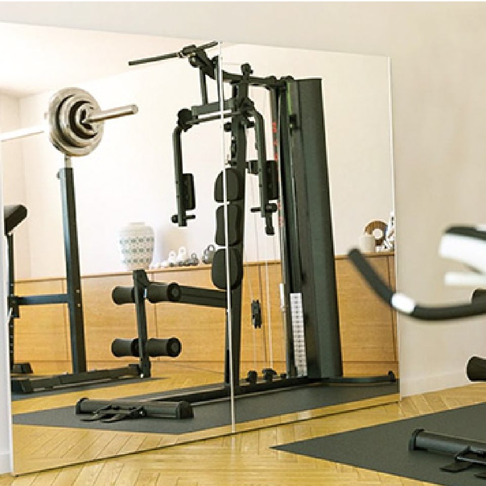 姿見　鏡　大きい　筋トレ　ジム 姿見鏡大きい筋トレジム