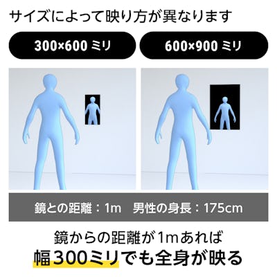 ガラスミラー クリアミラー サイズオーダー 定寸26種 ガラスミラー クリアミラー サイズオーダー 定寸26種