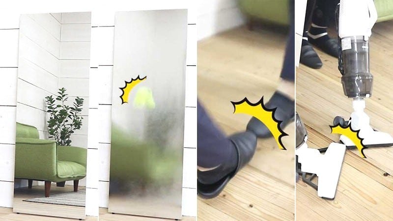 割れない鏡「フィルムミラー」の耐久性を検証してみた！