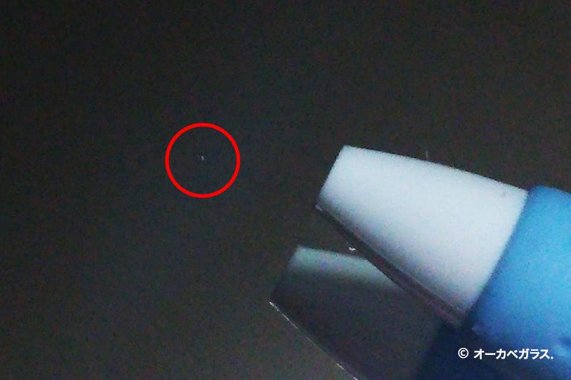 アンティークミラー 浅い欠け