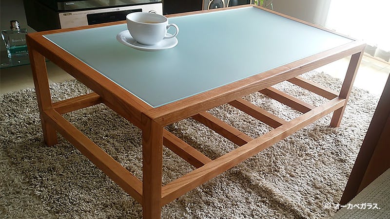 天板ガラステーブル 店舗の陳列テーブル用】ガラス天板／サイズオーダー◎