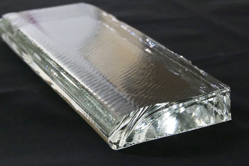 耐熱ガラス】テンパックスロール板／厚み：28～57ミリ