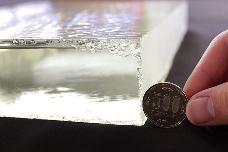 耐熱ガラス】テンパックスロール板／厚み：28～57ミリ