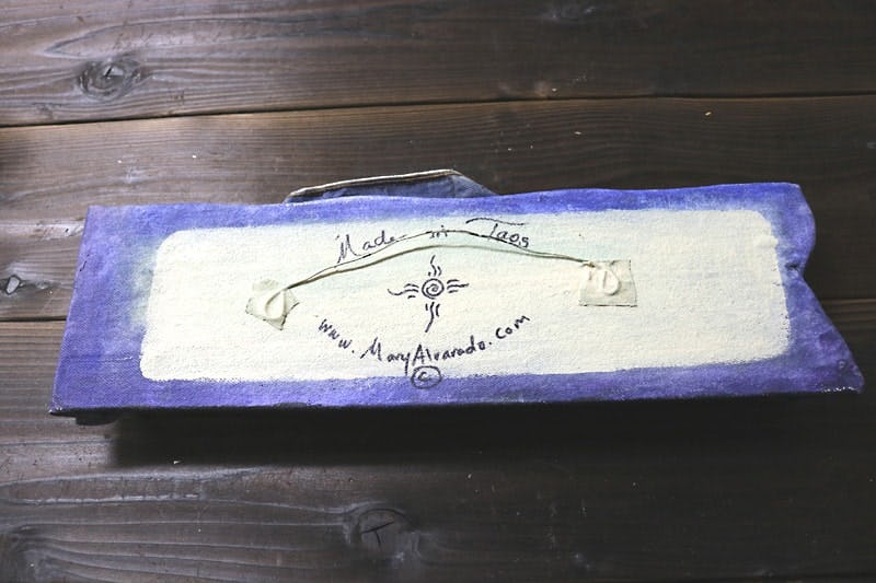 デニム生地の鏡修理に使用した「ガラスミラー」(2)