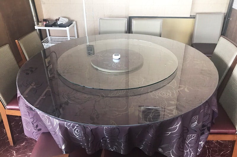 専用　円形ガラススパイラルテーブル HR644 HUKLA 円形ガラスセンターテーブル2個セット首都圏無料配送