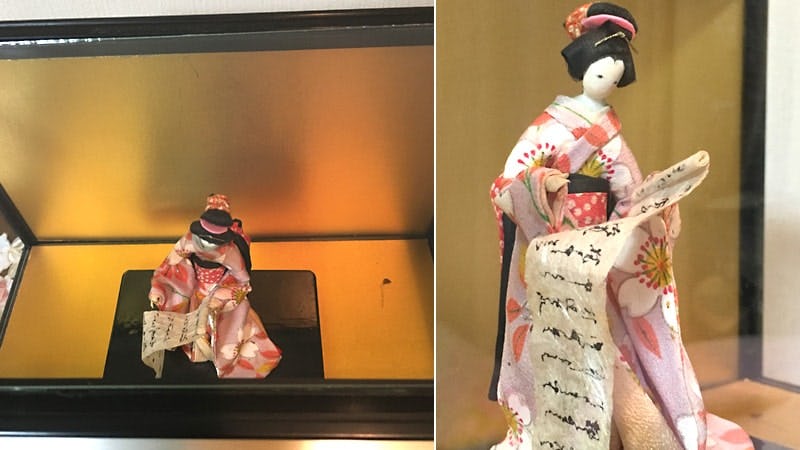 割れてしまった人形ケースの蓋に「透明ガラス」を使用した事例(東京都